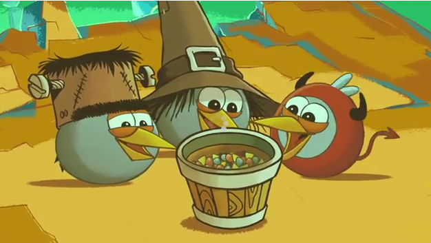 Angry Birds célèbre Halloween en vidéo